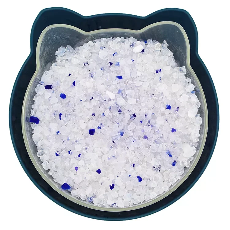 Highly Absorbent Natural Micro crystal Cat Litter 3.8L Non Clumping Silica Gel Crystal Cat Litter Sand