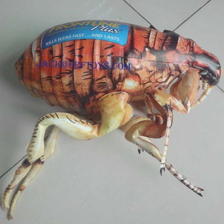 Store Display Custom Design PVC Inflatable Flea For Promotion Flea Killed Medicine