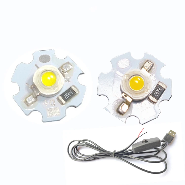 5V3W Sunset Light Board VCSEL SMD LED 8080 White & Orange Emitting 3V 20mm Aluminum Substrate Accessories for LED Lamp