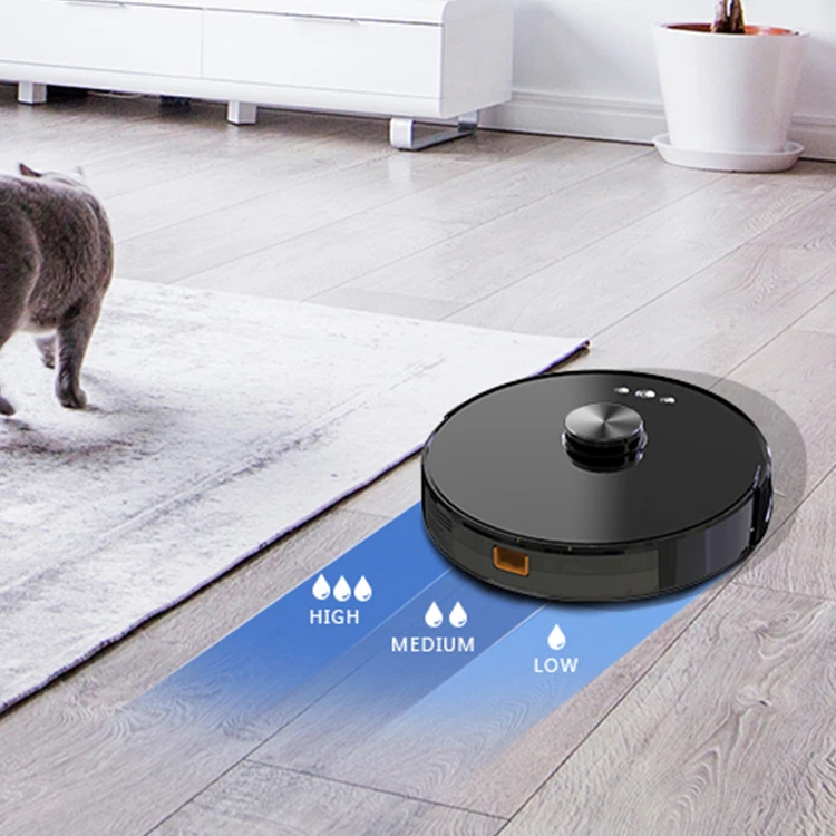 Automatic charging multiple cleaning modes TUYA APP WiFi intelligent control floor washing home laser robot vacuum cleaner