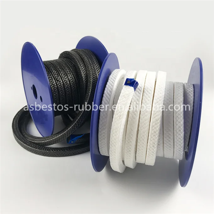 PTFE graphite Fiber Gland Packing for pumps security seal with oil