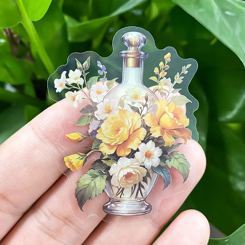 Custom Sticker Transparent Die Cut Stickers Printing Clear Waterproof Company Cartoon PVC Logo Stickers