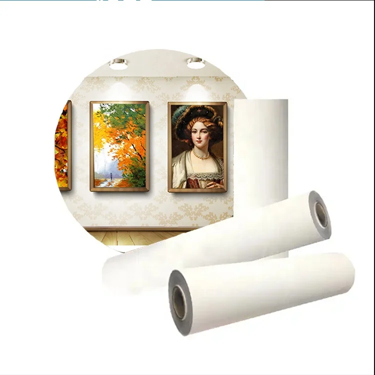 JOYSIGN Best Selling Glossy Matte Polyester Canvas Roll 220 240 260 280 gsm for printing