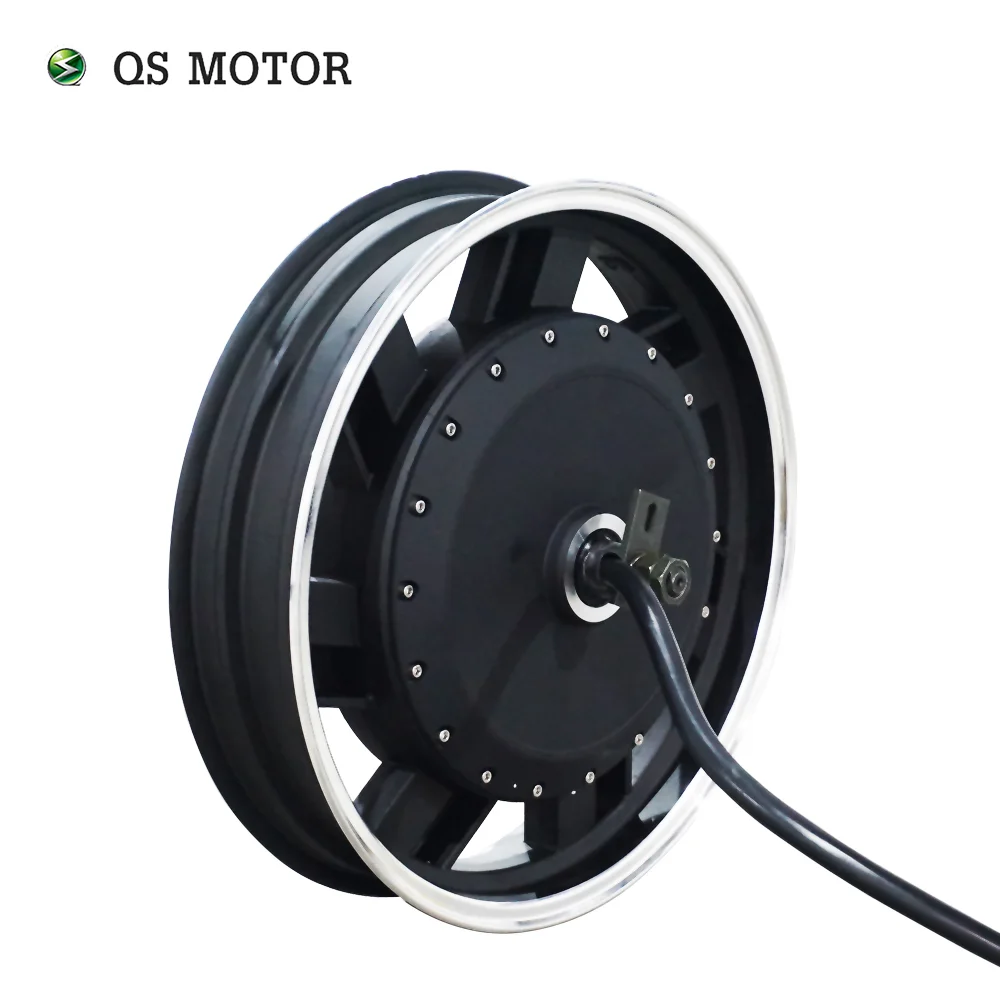 QSMOTOR 17*3.5inch 8kW 8000W 273 50H V2 Brushless DC Electric Scooter Motorcycle Hub Motor