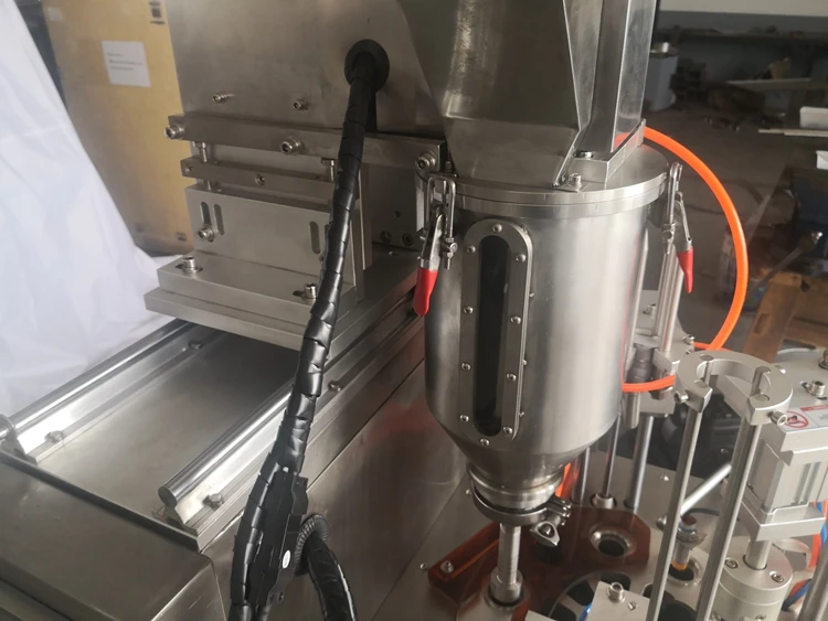 fully automatic calippo paper cup filling sealing packing machine made in China wenzhou manufacturer