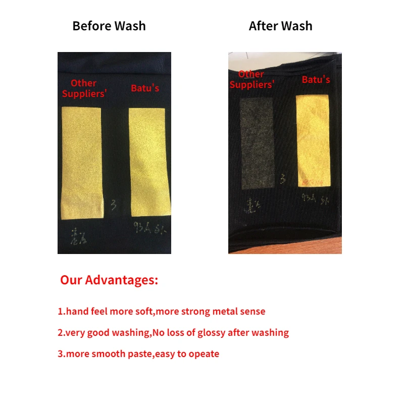 High Quality BATU Factory Outlet Water Based Metallic Golden Paste