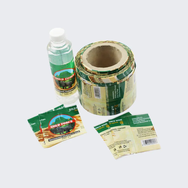 Custom printing bottled waterproof PVC heat shrink wrap label shrink sleeve labels for energy drink bottle