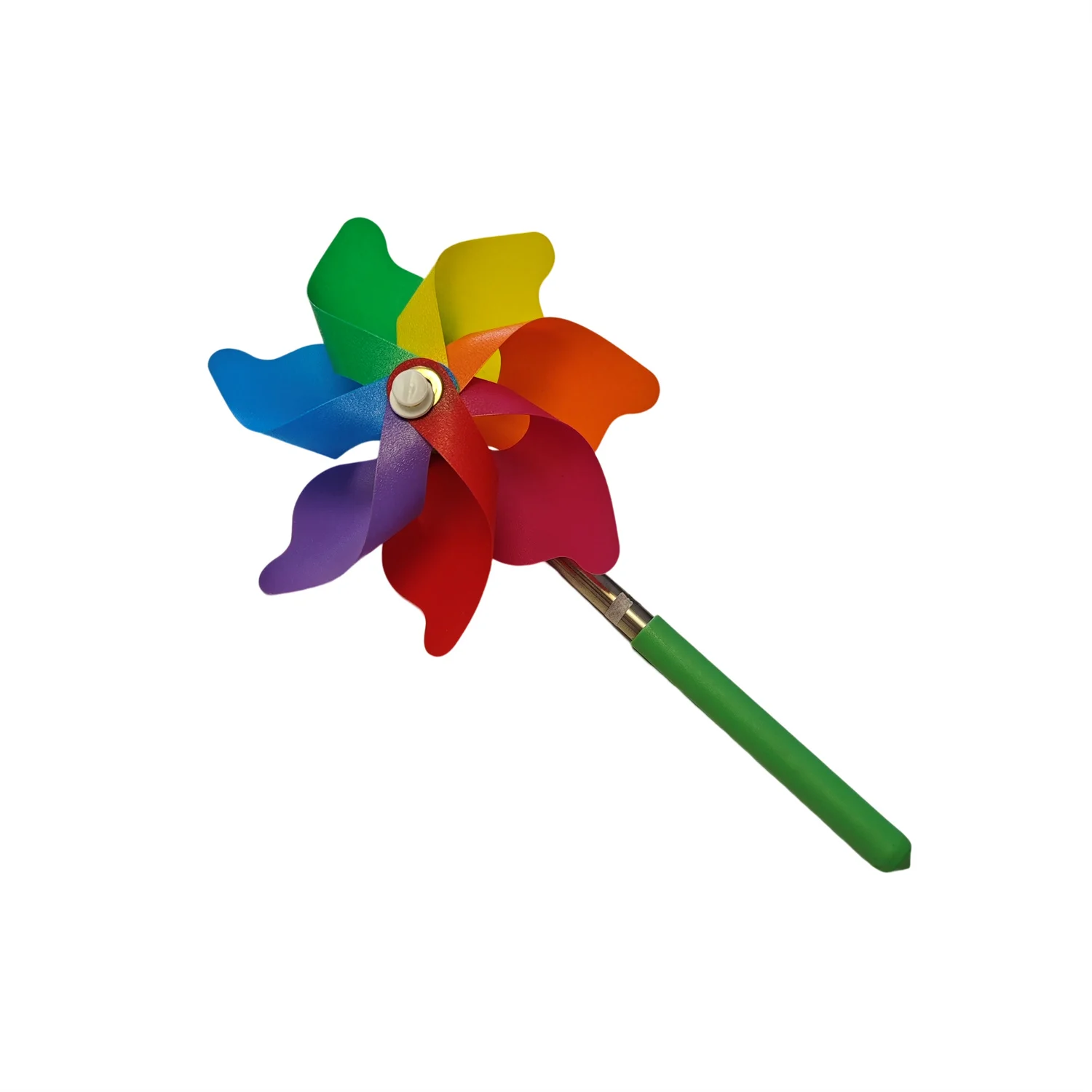 Custom stainless steel toys colorful small windmill