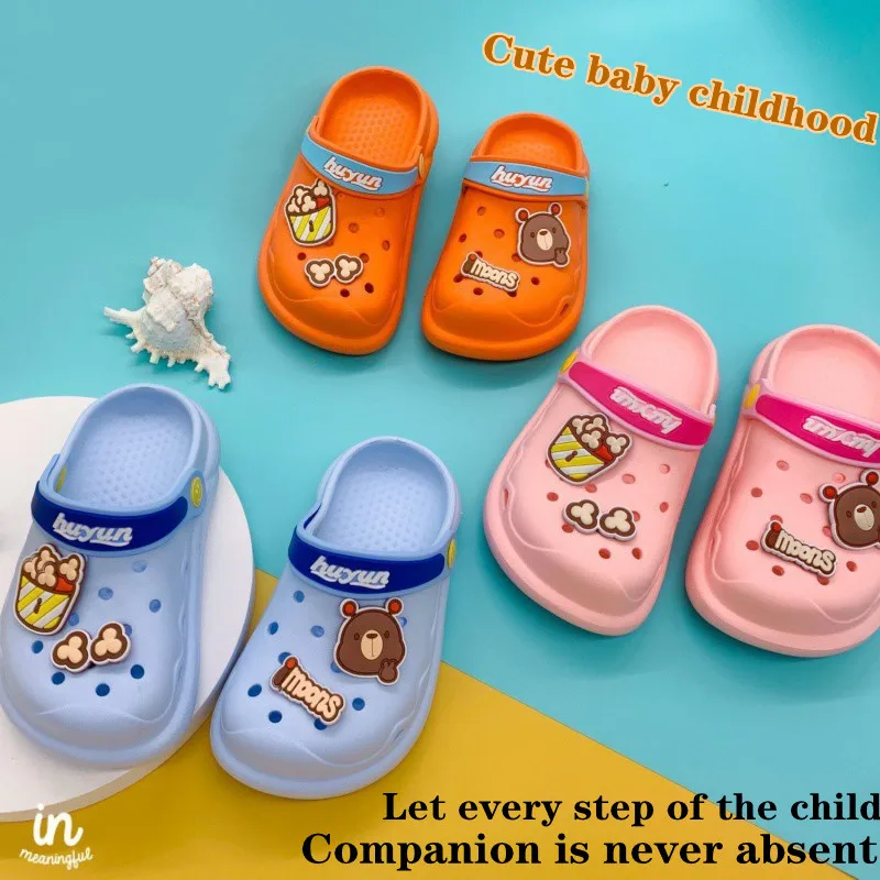 
2021 ba by girl sandals cartoon mesh ba by shoes soft Ba by Sandals & Slippers 