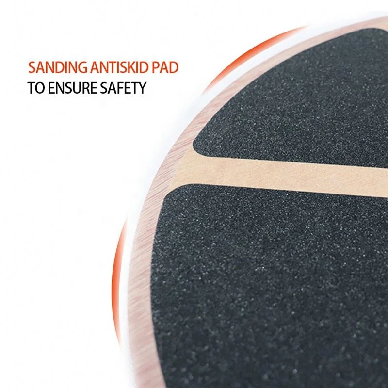 China Factory Adult Yoga Wood Balance Board Fitness