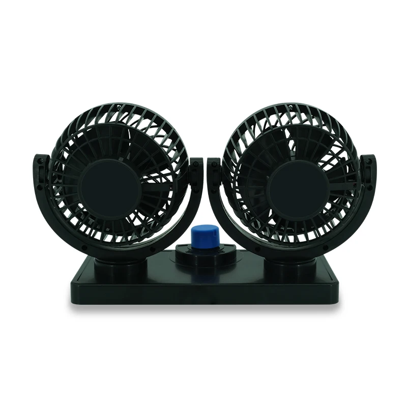 Car double head fan 12V large truck refrigeration car usb powerful cooling van air conditioning small fan