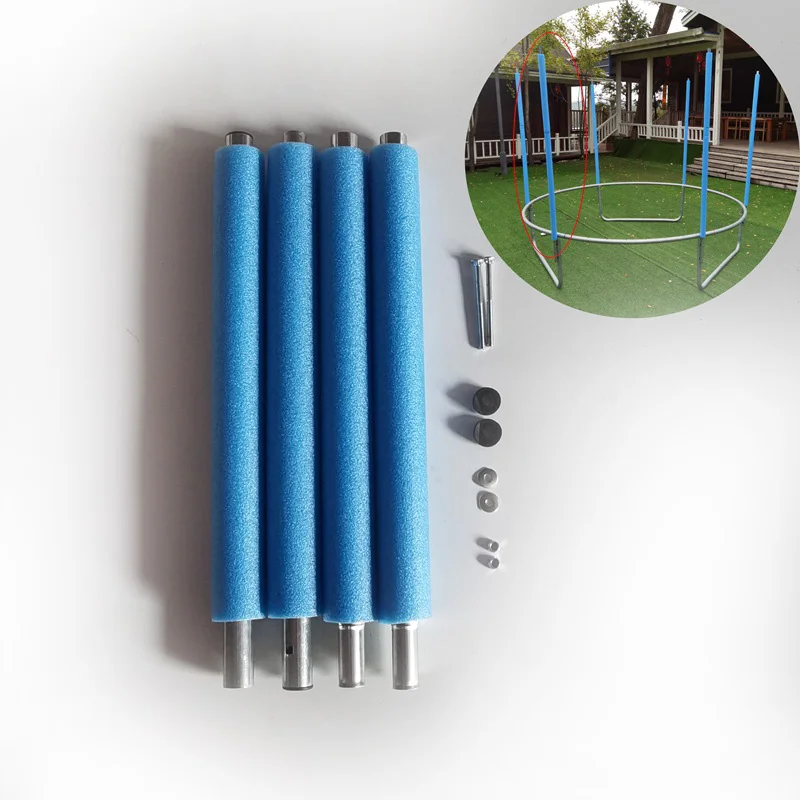 Trampoline Jumping Bed Column Standing Bar Trampoline Straight Bar Set Trampoline Fence Crash Protection