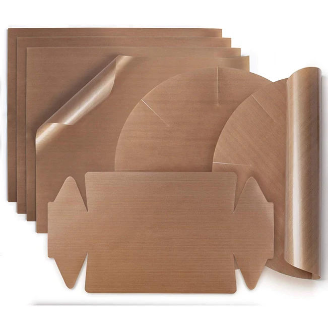 PFOA Free PTFE Non Stick Reusale Baking Pan Liner Sheet  LFGB Approved BBQ Baking Mat