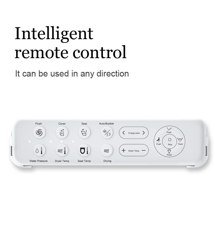 Home Hotel Restaurant Washroom Pitch 300mm No Water Pressure Siphon Bathroom Ceramic S Trap one Piece Smart Toilet