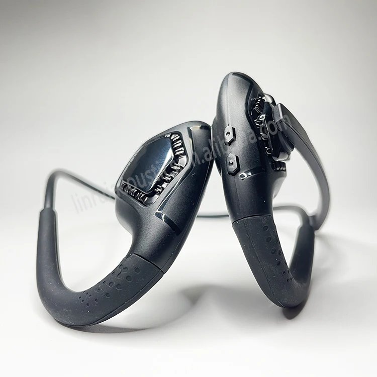 factory manufacturer low latency foldable microphone stick open ear headset air bone conduction headphone with mic for iphone