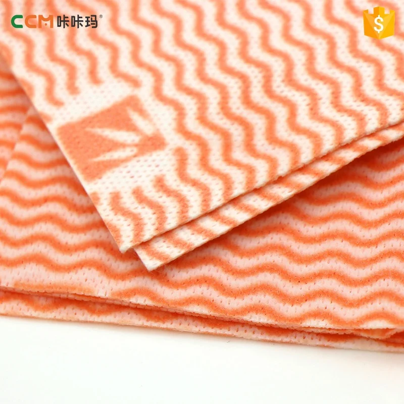 Multipurpose Wipes Non Woven Cleaning Cloth Lazy Rags Wet and Dry Washable Reusable Kitchen Cleaning Towels Roll