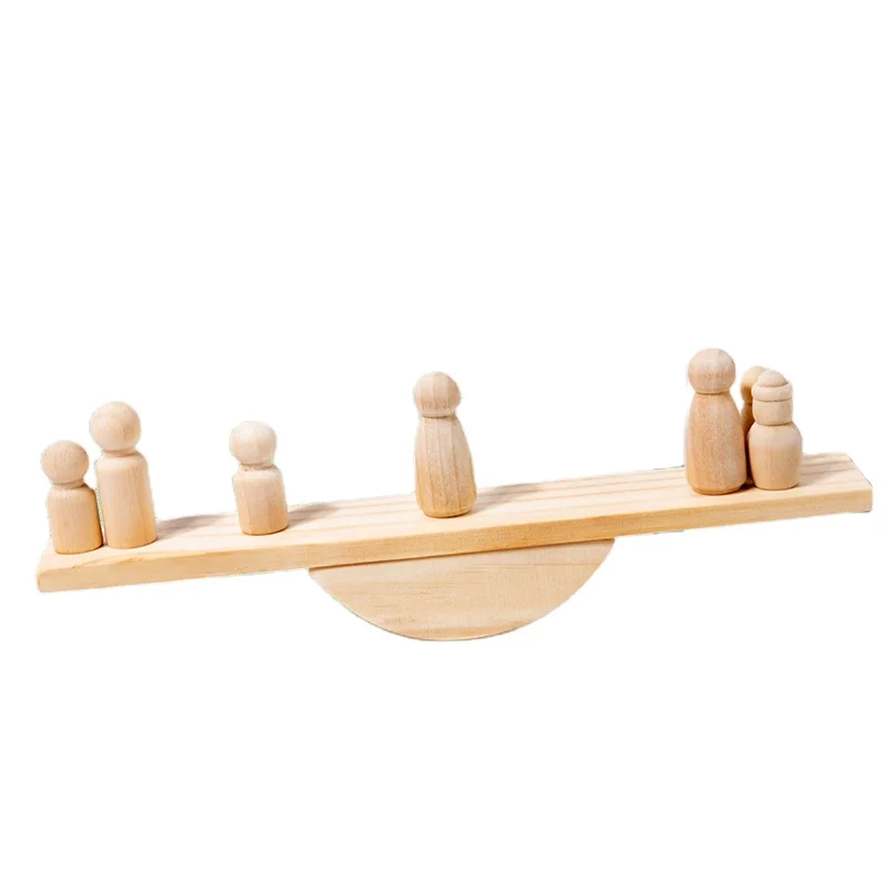 Unisex Wood Sensory Educational Toy Panel S Matching Game with Familiar Faces Photo Puzzle Color Balance Board Figure