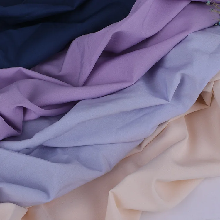 5%spandex 95%polyester 100D super soft four-sided elastic fabric  high-density solid color lining cloth sag dress