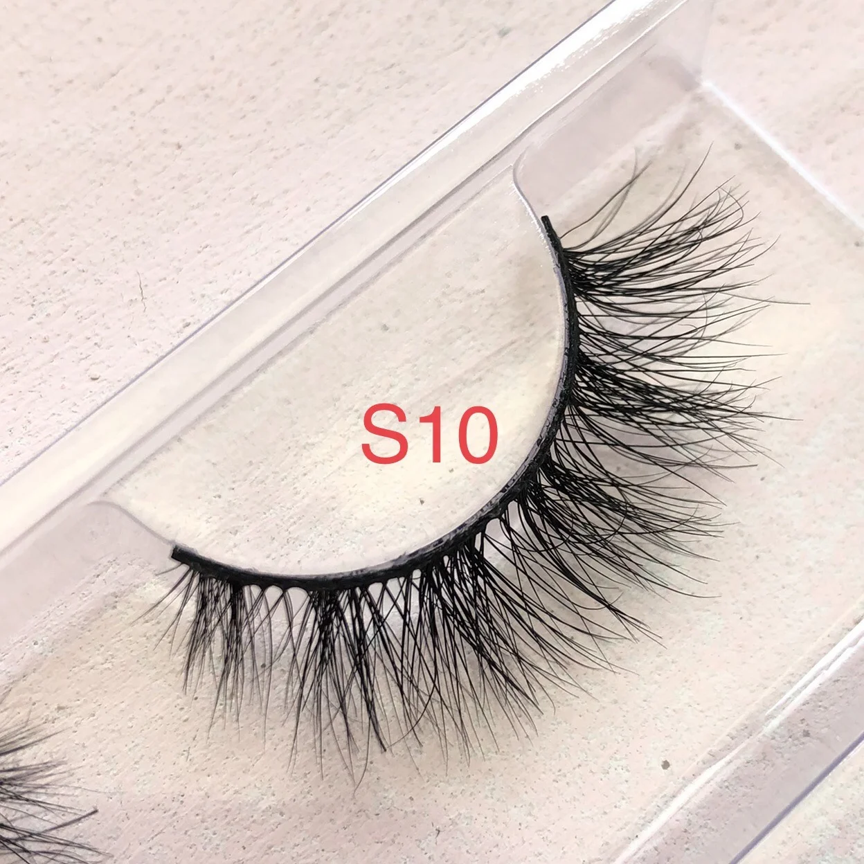 IShero Eyelash Packaging 3D Curly Flared Natural Eyelash Mink Eyelashes With pink Boxes