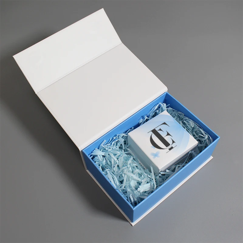 High-End Customized Book Shaped Kraft Paper Gift Box with Magnetic jewelry box