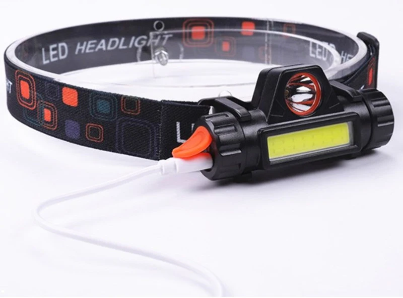 High Bright Waterproof Cheap Lampara de cabeza USB Rechargeable Led Headlamp With Magnet For Camping Fishing Hiking