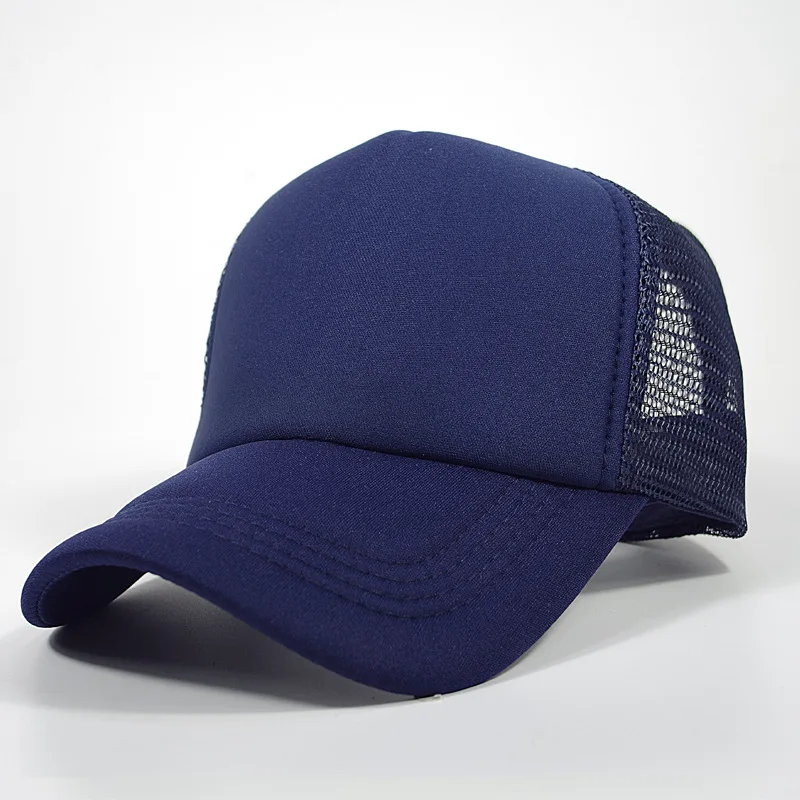 OEM Custom made Wholesale Peaked Cap Spot Mesh Hat Korean Style Picture Printing Printed Logo Mesh Truck Cap