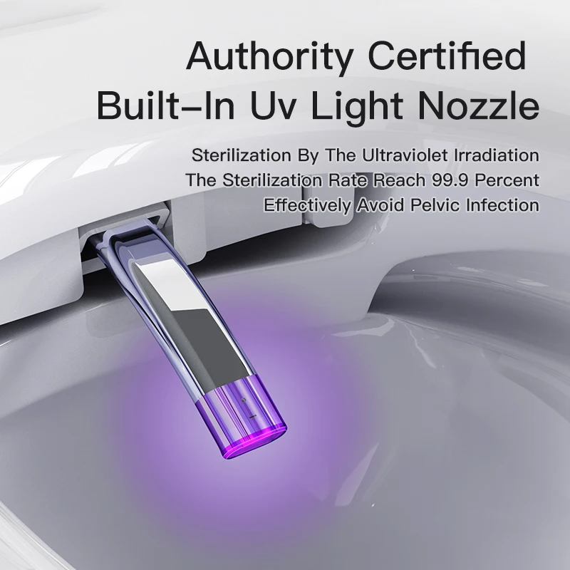 Matt black color wall mounted washroom automatic toilet bowl bathroom hanging ceramic intelligent ceramic smart toilet commode