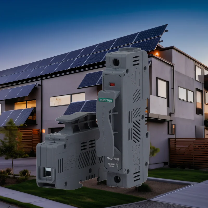 Завод suntree CE ISO CCC 1000 В 50amp 63 Amp dc солнечный fus с высокой пропускной способностью держатель предохранителя 10*38 14*85 с предохранителем
