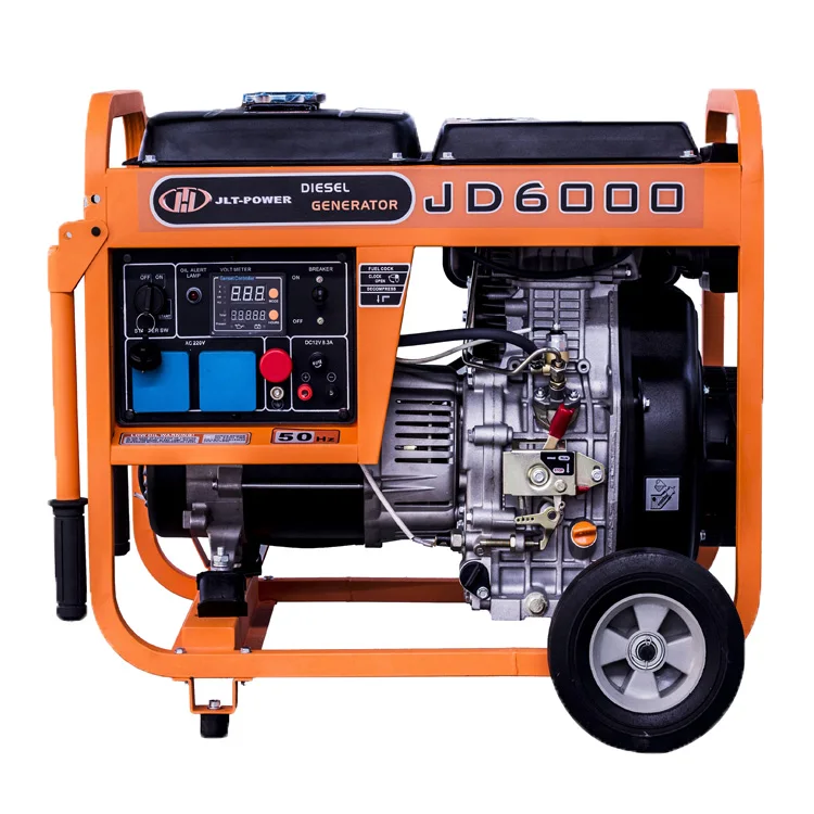 Hot Sale Powerful Diesel Generator 5 kw 5kva Single Three Phase 4 Stroke Air Cooled Portable Generator Power Generator