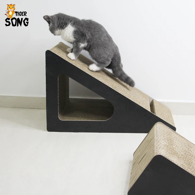 Cardboard Recyclable Corrugated Scratching Pad Scratch-resistant Bed Cat Scratcher Cardboard