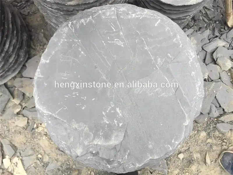 Dia30cm Hotel Round Natural Outdoor Antacid Rustic Slate Rock Prices For Building