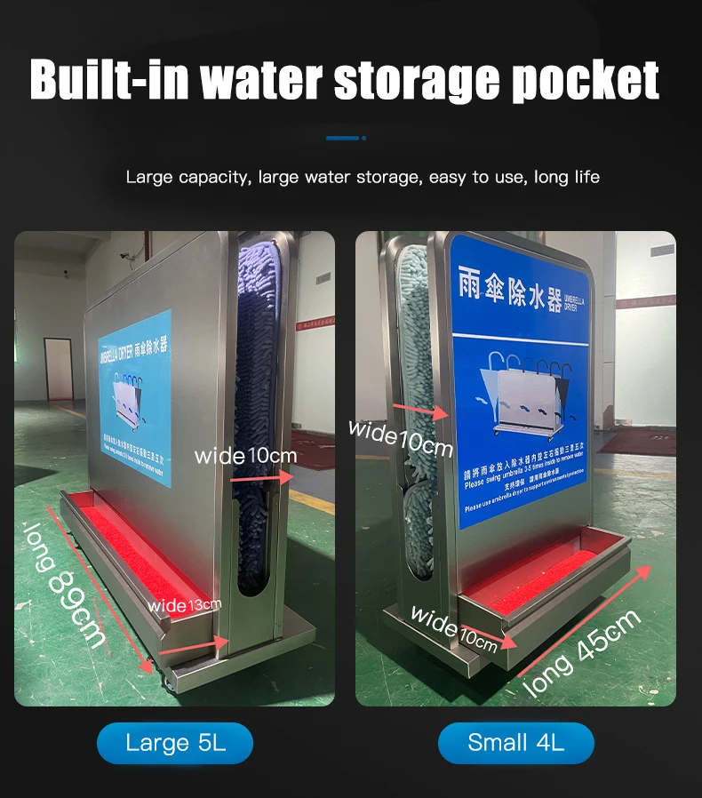 Best Price Eco-Friendly Professional Wet Umbrella Dryer Rainwater Remover Stainless Steel Fast Drying Machine