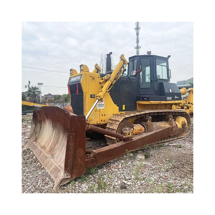 High Operating Efficiency Second-hand Shantui SD32 Cralwer Bulldozer Used Construction Machinery