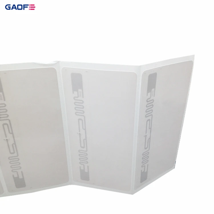 Long Range Anti Metal Barcode Adhesive UHF For Asset Management NFC Flexible On Metal Tag Contact Card Tag RFID Label sticker