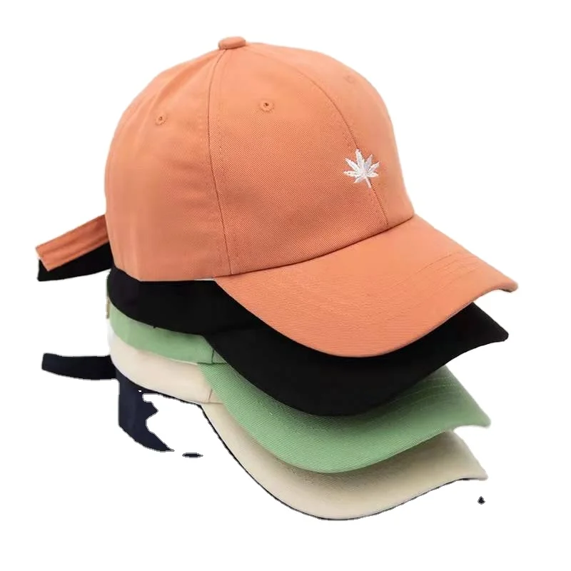 Wholesale Unisex Adjustable Cotton Customized 6 Panel Fitted Plain Baseball Cap Hats with Custom embroidery logo sports caps