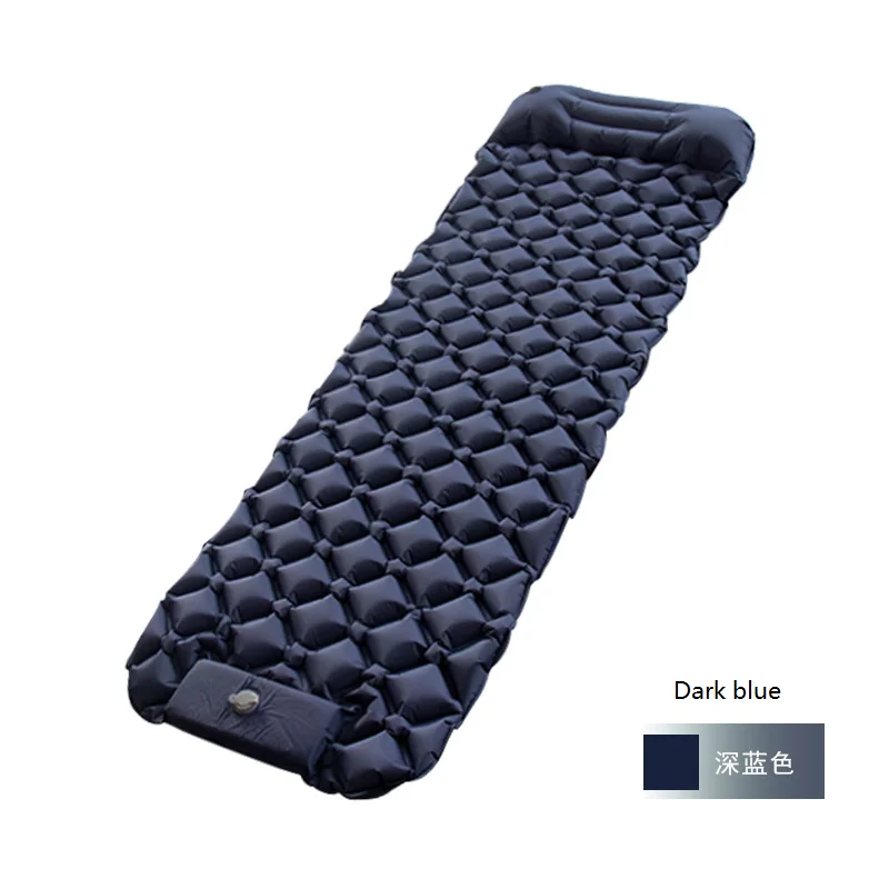 Ultralight Waterproof TPU Folding Self Inflatable Sleeping Pad Hiking Camping Air Mattress with Pillow