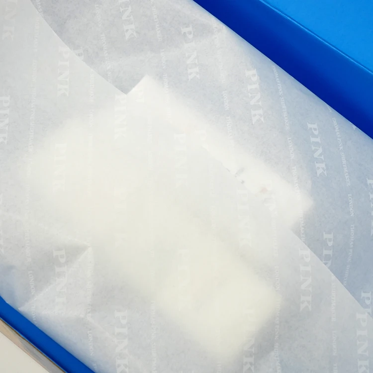 Custom designed wrapping tissue paper with logo seidenpapier for clothes gift packaging