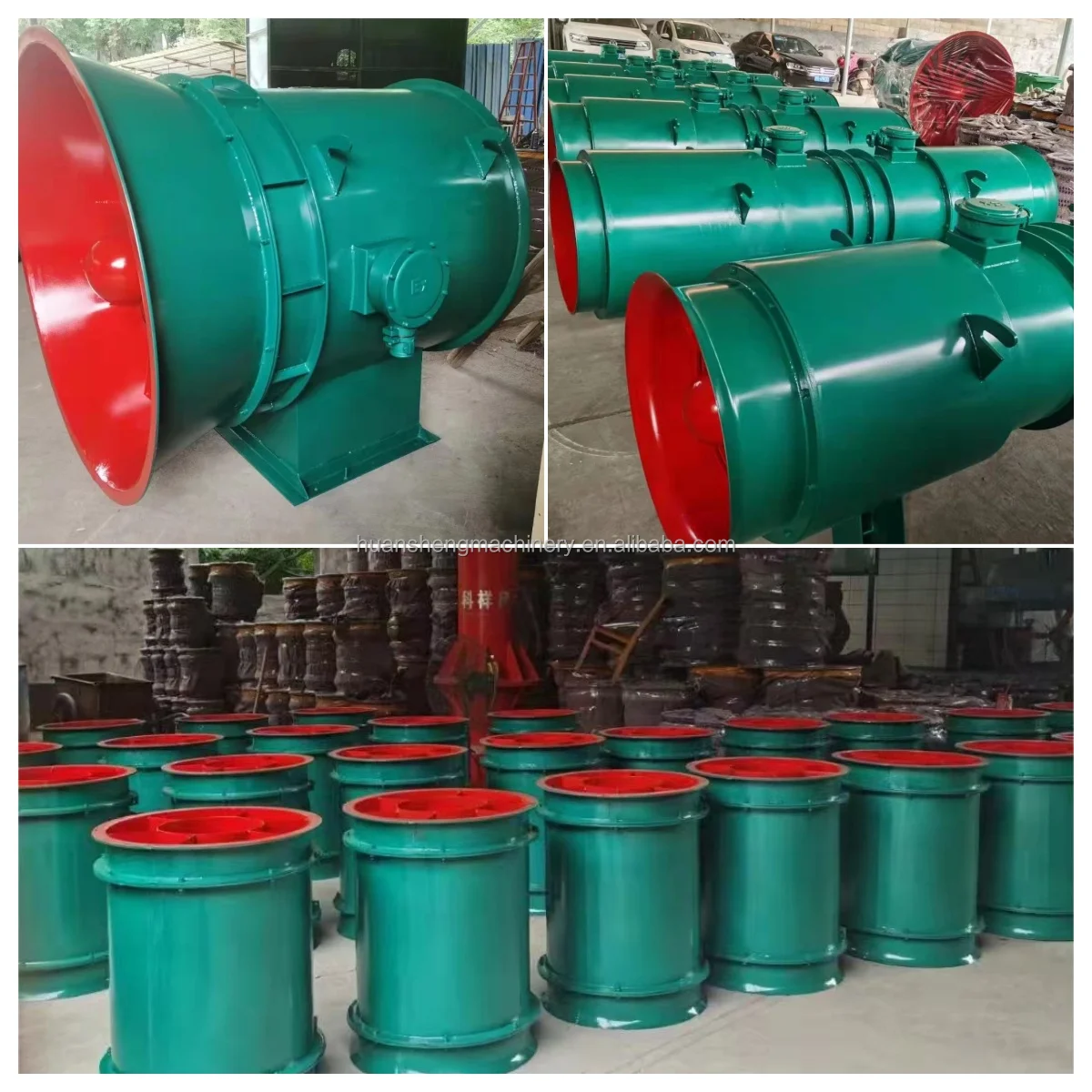 HuanSheng Ventilation Axial Blower Wind  Tunnel Mining Fan Surface Tunnel Fans for Construction