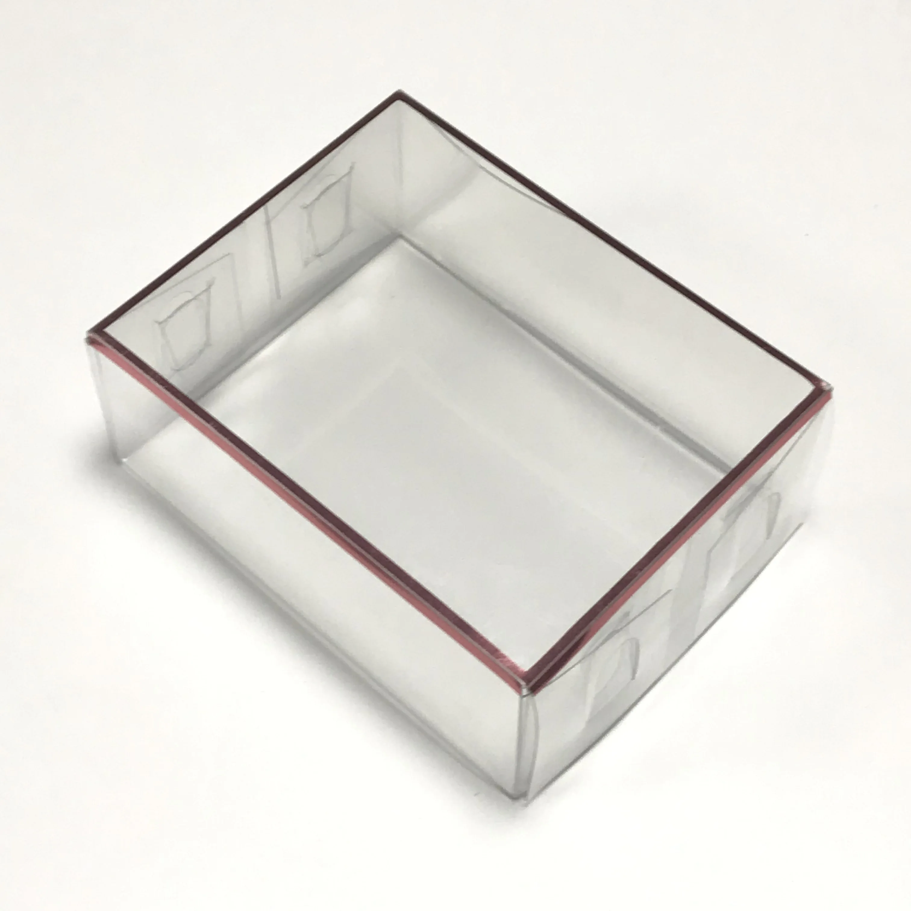 PET Transparent customized plastic boxes base bottom with clear lid box for nuts and dried fruit