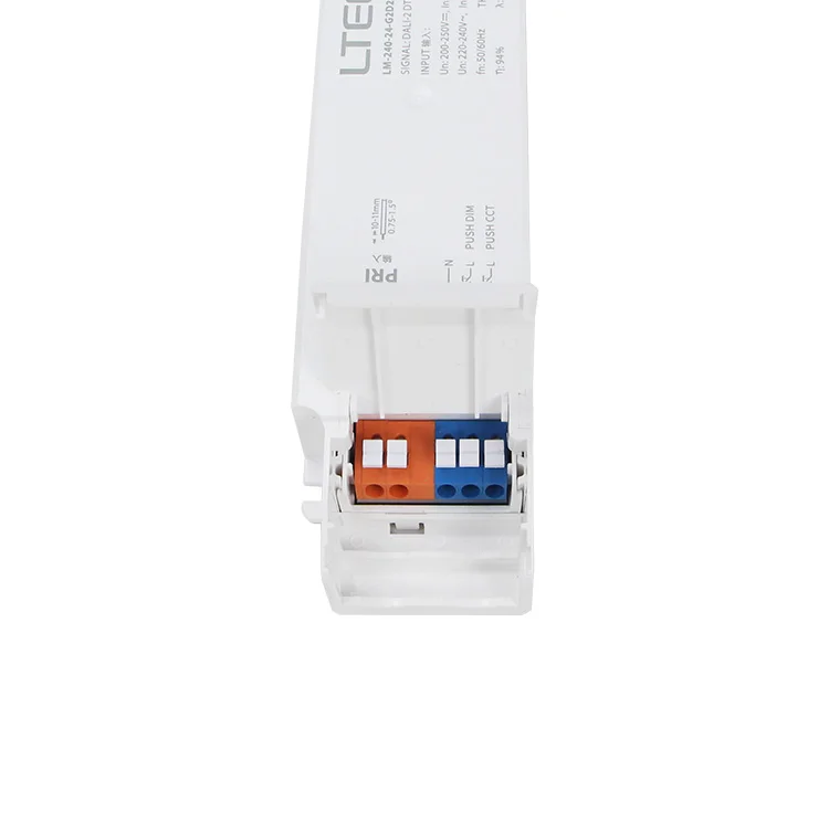 LTECH LM-240-24-G2D2 0 ~ 240 Вт 10 А 24 В NFC DALI2 СВЕТОДИОДНЫЙ Драйвер Регулируемый корпус длина затемнения интеллектуальный настраиваемый светодиодный драйвер