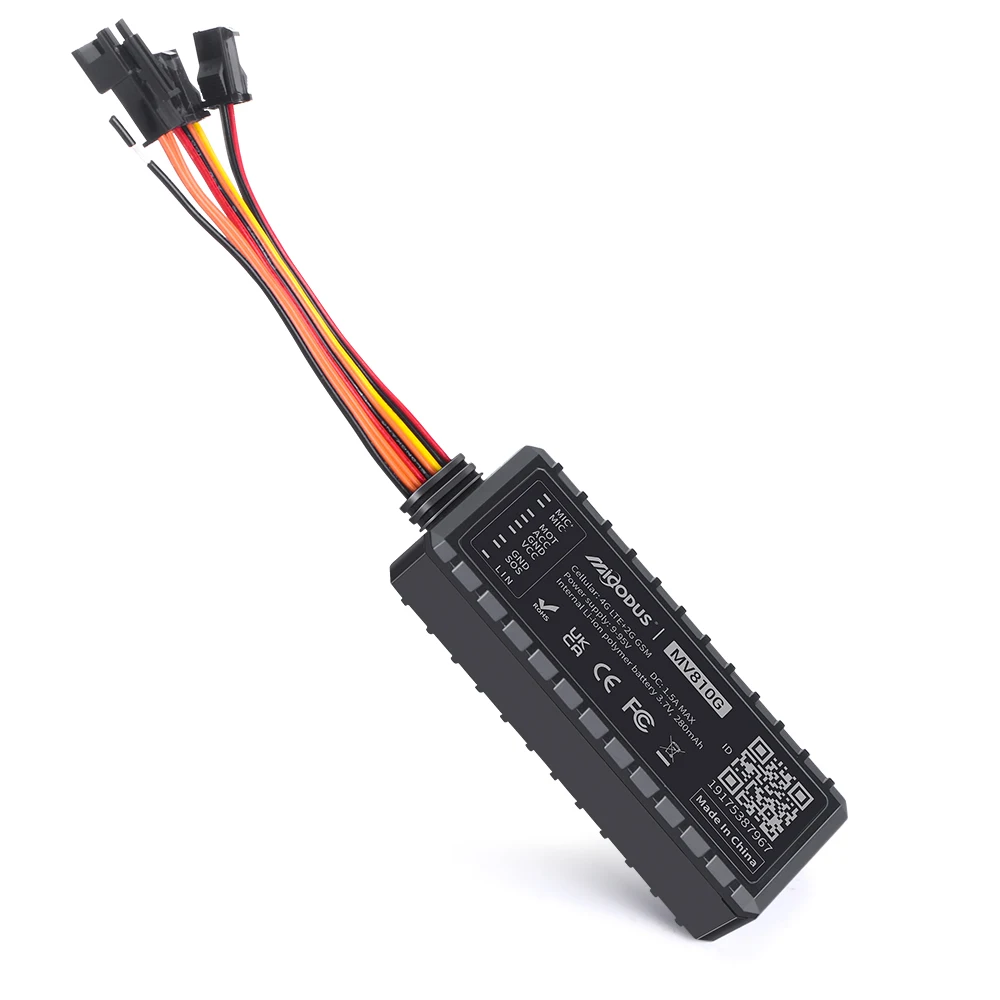 Micodus MV810G Motorcycle Security Door Alarm Vehicle Tracker Device Mini 4G Car Gps Anti Theft Wired Realtime Tracking