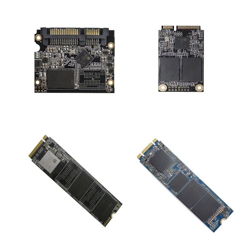 M2 Nveme Pcie SATA интерфейс Naked SSD PCBA чип плата SSD набор чипов PCB