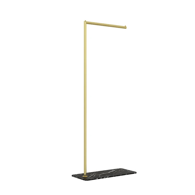 
Golden metal clothes rack floor bedroom decoration storage clothes coat rack 