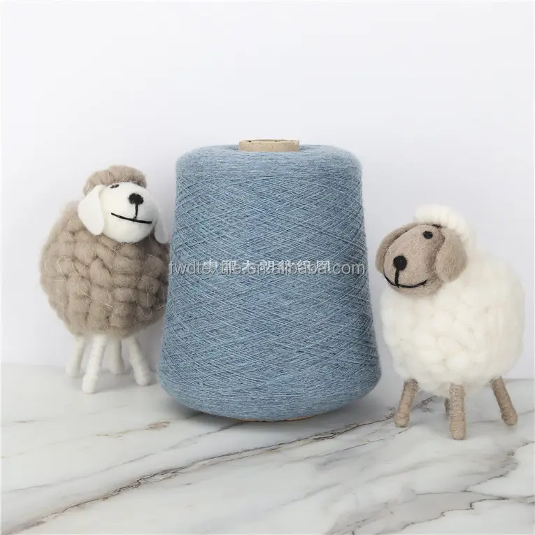 JADE Oeko tex 95 Colors in Stock High Quality 2/26Nm Cashmere Wool Yarn 100% Cashmere Yarn for Socks