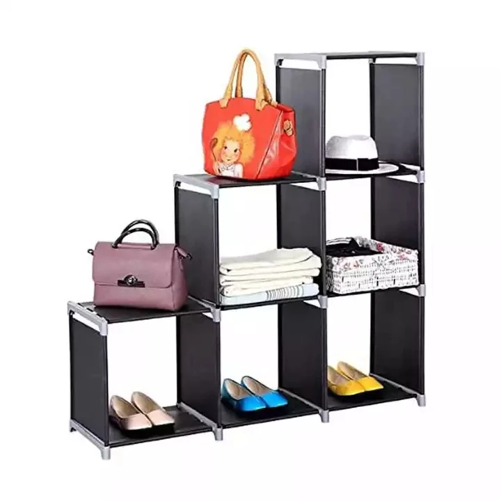 Random Splicing book rack Storage Organizers Excellent Stability floating combined simple Bookshelf with 9 Book Shelves