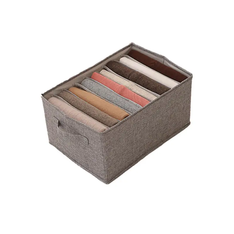 Factory Wholesale Fabric Storage Box Portable Folding PP Board Divider Drawer Storage Box Shirt Jeans Storage