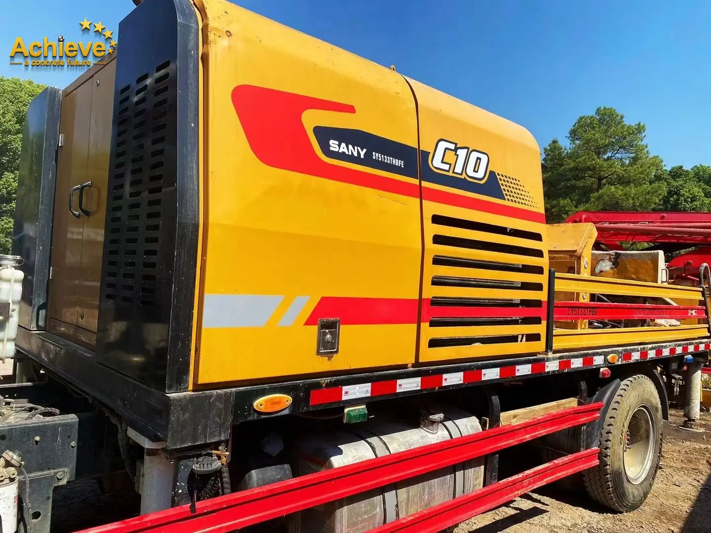 SY5143THBF High Quality China Machinery Used MOLI pump Truck Mounted Concrete Pump sany concrete line pump Car price