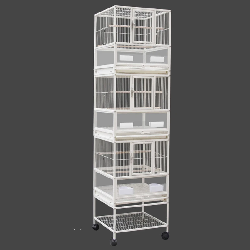 Wholesale Fancy high quality stackable  Multi-layer Space breeding birdcage Large Big Pet Canary Parrot Bird Cage