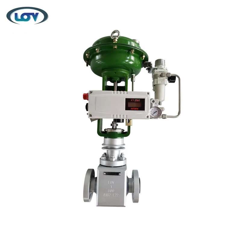 Chinese Valve Pneumatic Linear actuator F22 ASTM Alloy Steel Globe Valve Control Valve