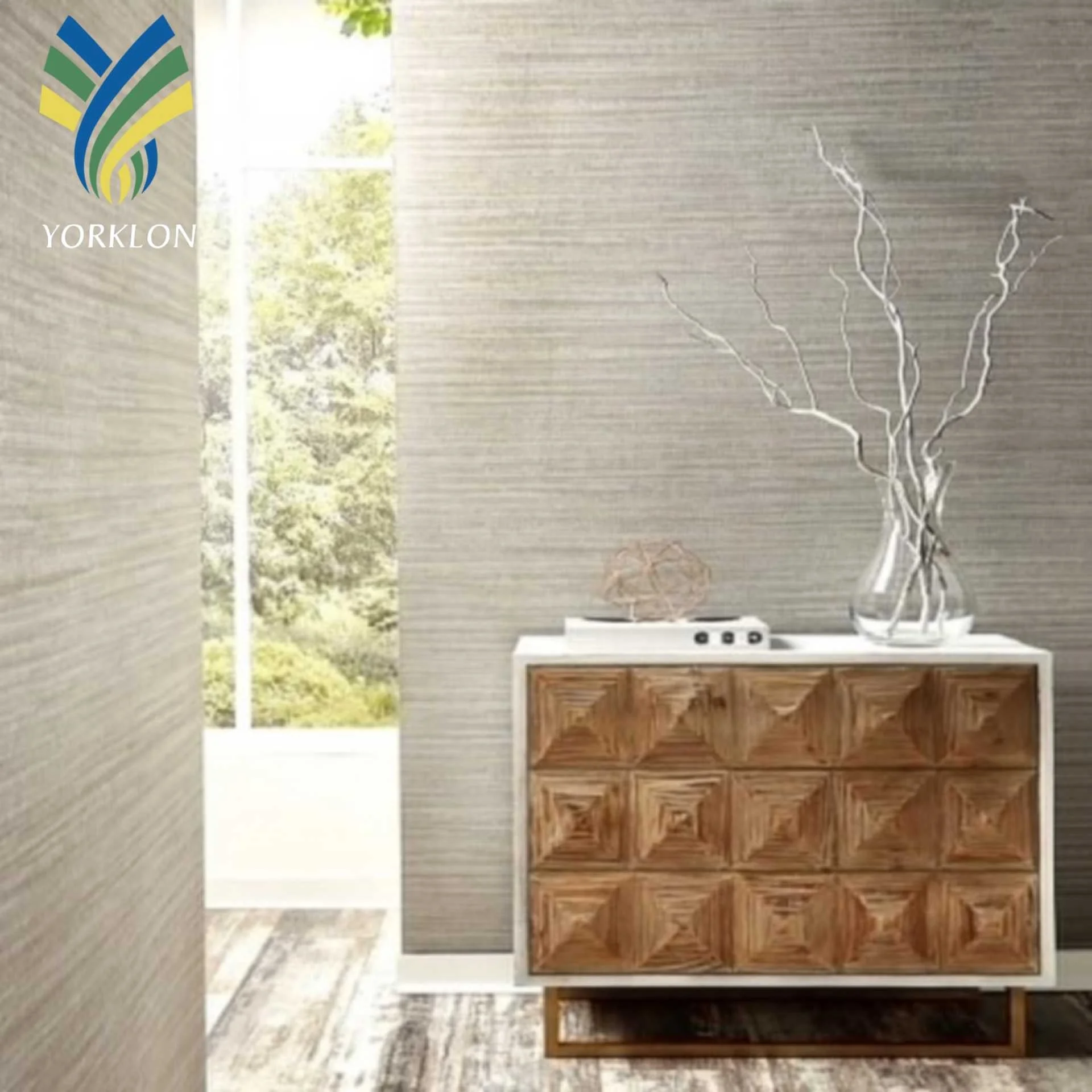 TWILIGHT - Natural Texture Weaving Interior Decorative Wall Covering Wallpaper For Bedroom